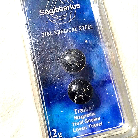 2G Ear Plugs Gauges - Sagittarius Symbol Horoscope - Picture 1 of 2